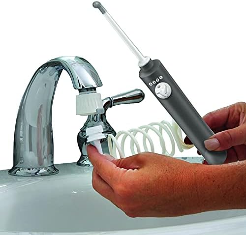 ProFloss Waterflosser - Faucet-Powered Oral Irrigator for Effective Dental Care | Grey