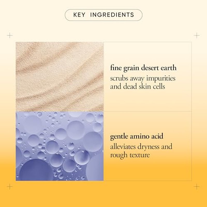 philosophy microdelivery exfoliating daily facial wash - with fine grain desert earth & gentle amino acids - scrubs away impurities & dead skin cells to alleviate dryness and rough texture