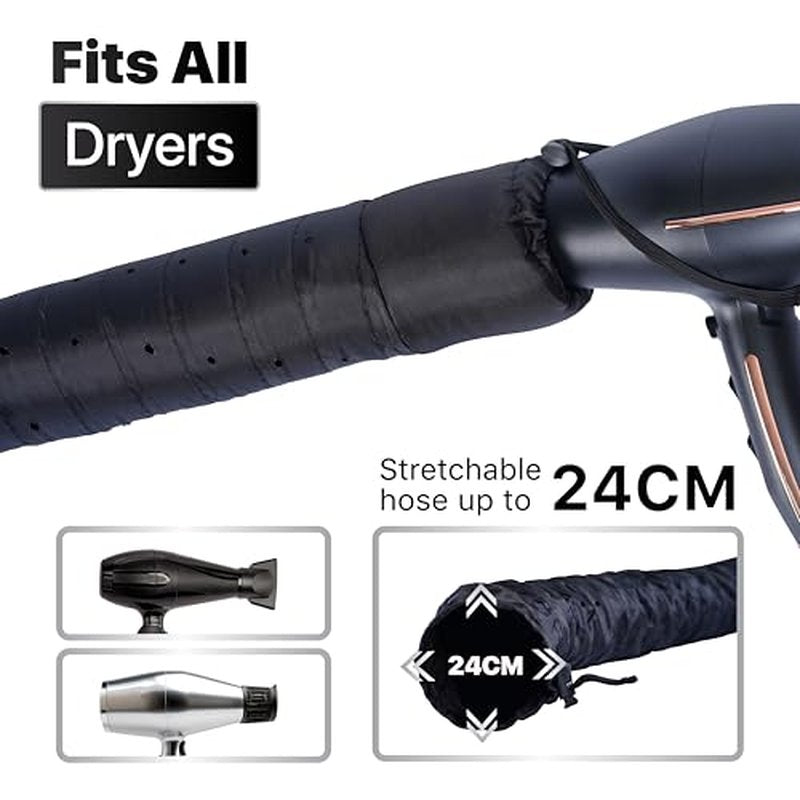 Hooded Hair Dryer Attachment with Dual Turbo Airflow & Soft Headband ? Speeds Up Drying for Curly Hair, Reduces Heat on Ears & Neck ? Large Hair Dryer Bonnet for Deep Conditioning at Home