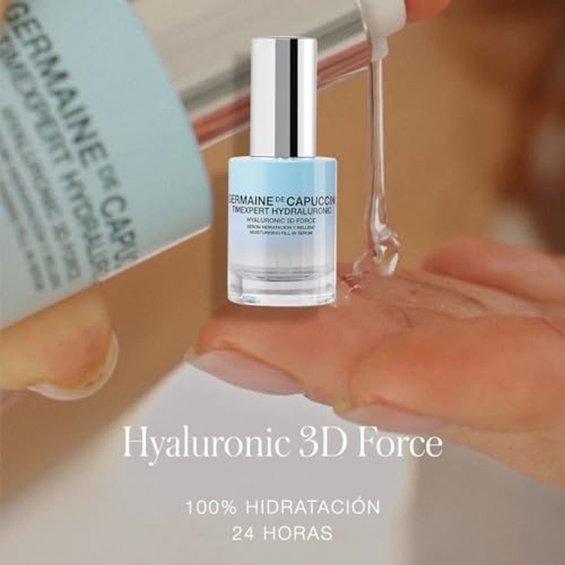 GERMAINE DE CAPUCCINI - Timexpert Hydraluronic I Hyaluronic 3D Force Moisturizing Fill-In Serum - Hydration Facial Serum - Hyaluronic Acid Serum- 1 oz