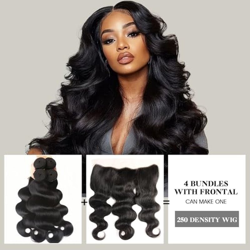 Human Hair Bundles Body Wave 20 20 20 20 Inch 4 Bundles 12A Human Hair Extensions 100% Unprocessed Brazilian Virgin Hair Deals Quick Weave Bundles Wet Wave Hair