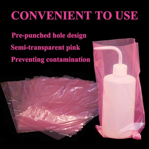 Tattoo Wash Bottle Bags - Yugui 250PCS Disposable Tattoo Bottle Bags Covers Sleeves Squeeze Bottle Bags Covers For Tattoo Machine Gun Accessories Tattoo Cleaning Supplies Kits Accessories