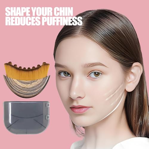 Lymphatic Drainage Massager Lymphatic Contour Face Brush Double Chin Reducer Lymphatic Drainage Brush for Face,Ergonomically Designed to Fit The Skin Precisely and Relieve Fatigue