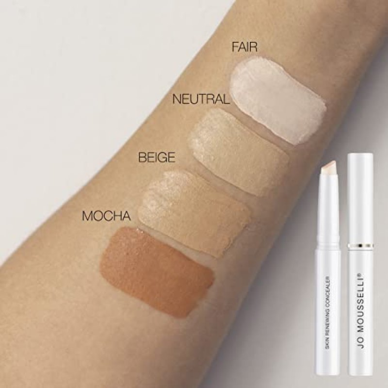 Xtreme Lashes Skin Renewing Cream Concealer Collection, Fair, Neutral, Beige, Mocha, 0.08 Fl Oz (Pack of 4), Face Makeup, All Skin Types, Medium Coverage, Hydrates, Protects, and Soothes Skin