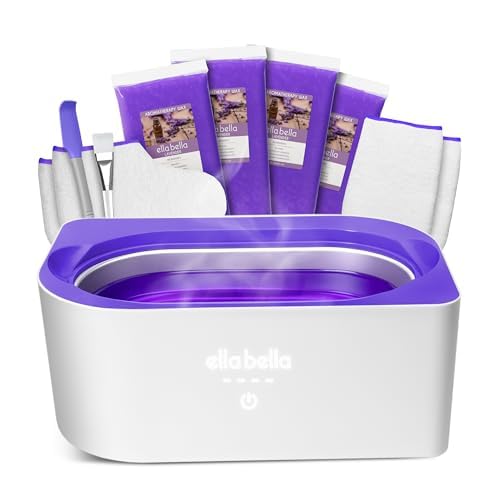 ELLA BELLA¢ç Paraffin Wax Machine for Hand & Feet ? Parafin Wax Warmer ? Everything in One Kit ? Paraffin Wax Refills, Mitts & Booties ? Soothing Relief with Parrafin Hot Wax ? Home Paraffin Wax Bath