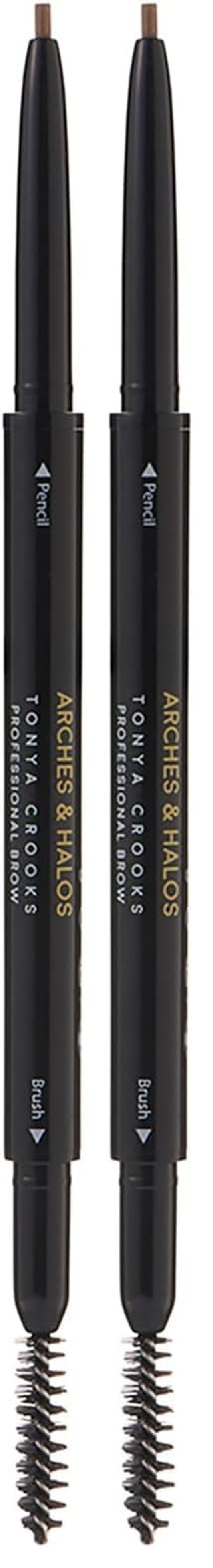 Arches & Halos Micro Defining Brow Pencil - For a Fuller and More Defined Brow, Long-Lasting, Smudge Proof - Vegan and Cruelty Free Makeup - Sunny Blonde, 0.003 oz (Pack of 2)