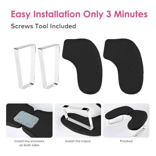 Arm Rest for Nails,U-shaped Manicure Nail Hand Rest Pillow Cushion,Foldable PU Leather Nail Tech Arm Rest for Nails Tech,Foot Hand Rest (Black)