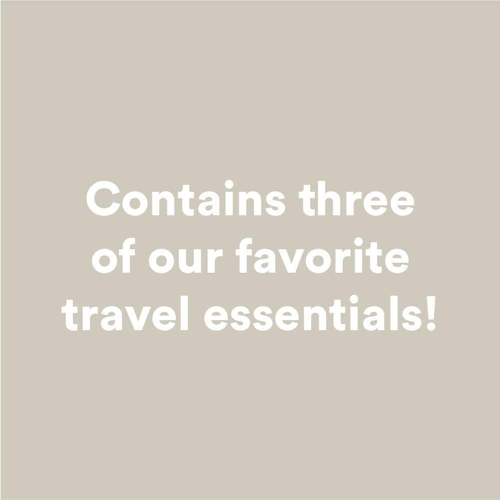 Camille Beckman Classic Collection Travel Trios, French Vanilla, Glycerine Hand Therapy 1.35 oz, Silky Body Cream 2 oz, Hand & Shower Cleansing Gel 2 oz