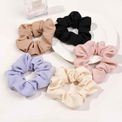 Hair Ties Scrunchies for Women's, for Girls Big Scrunchies Both for Thick Hair or Thin Hair Curl Hair No Crease Ponytail Holder No Hurt Your Hair