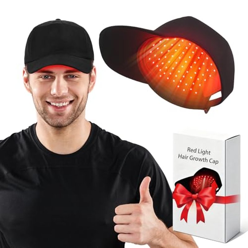 Red Light Hair Growth Cap - Laser Hair Growth Cap, The Adjustable Portable Laser Cap, Promote Hairs