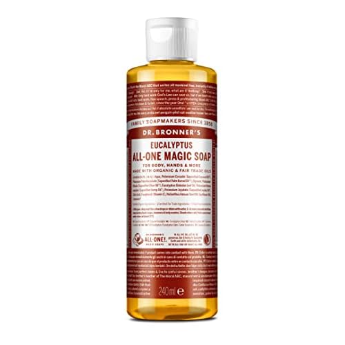 Dr. Bronner's Magic Soaps: Liquid Castile Soap, Eucalyptus 8 oz (3 pack)