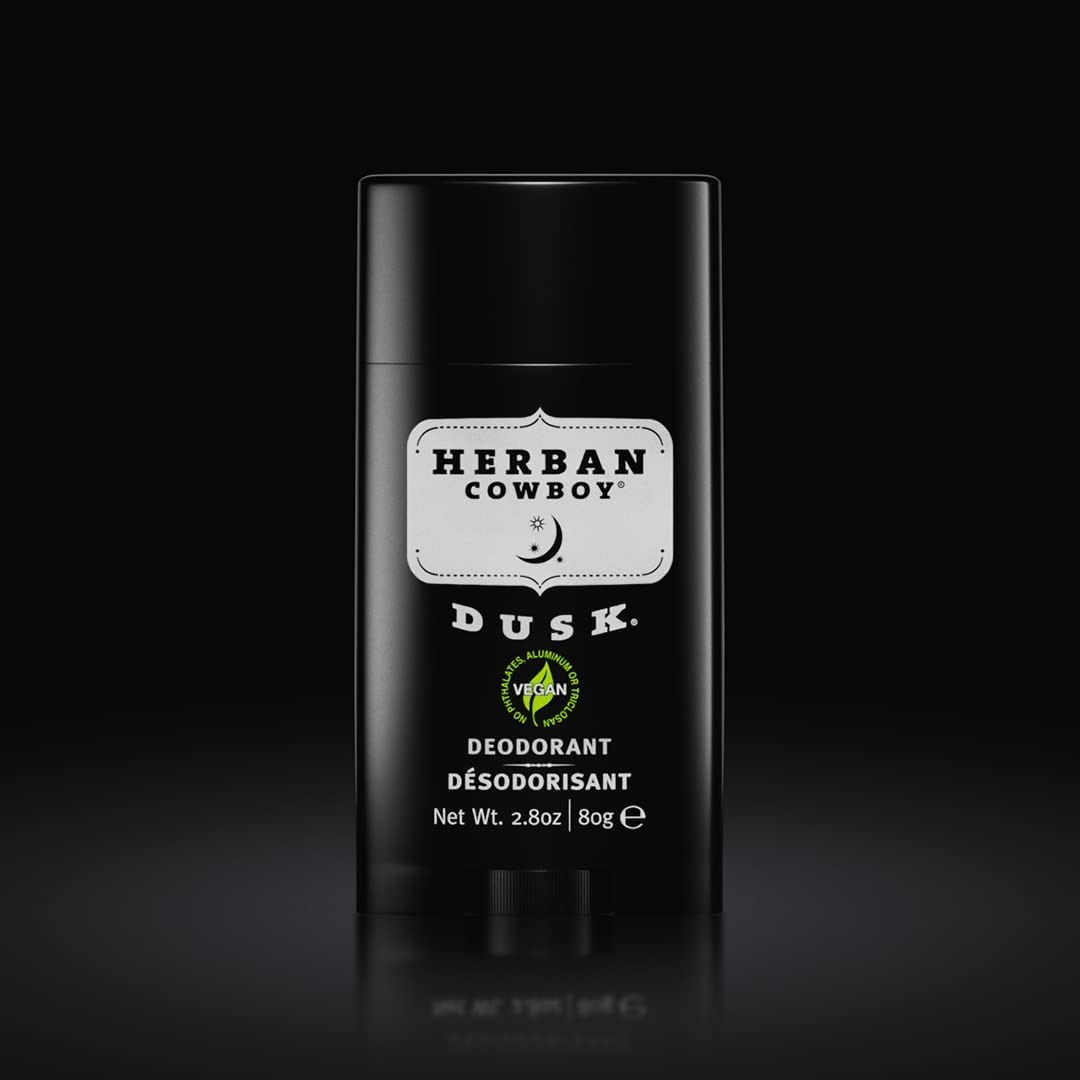 Herban Cowboy Dusk Deodorant - Natural, Long-Lasting Protection | 3-Pack