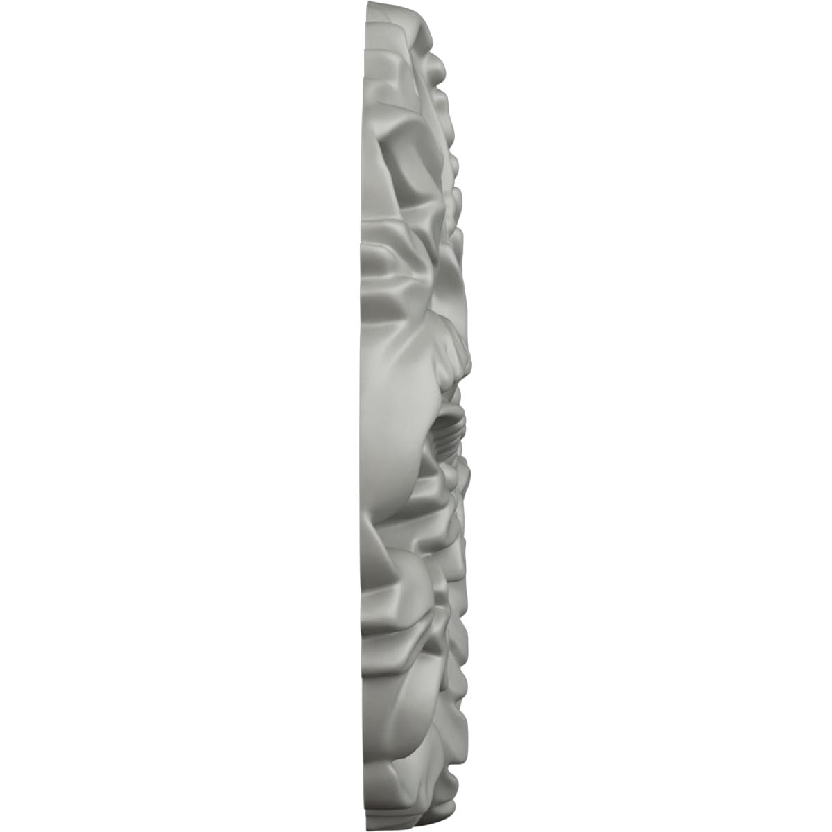 Ekena Millwork ROS04X04MO Medium Monique Round Rosette, 4 7/8"OD x 5/8"P, Primed