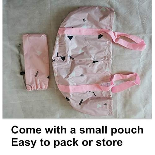 24L Collapsible Foot Soaking Bath Basin for Large Feet, Portable Foot Spa Soak Tub Foldable Water Bucket for Travel Camping, Pink