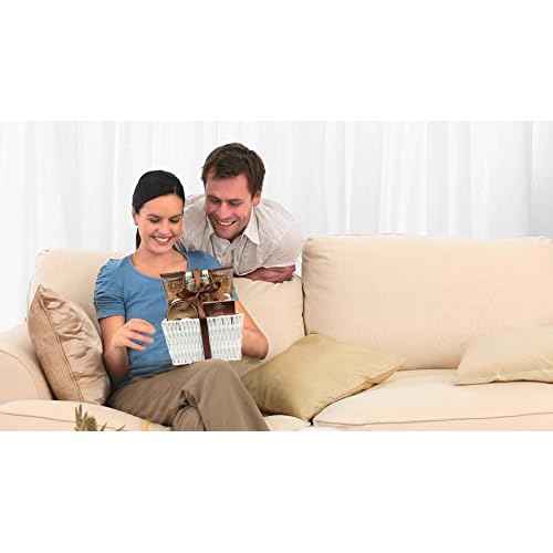 Mother's Day Spa Gift Baskets Bath and Body Set Refreshing Coconut Fragrance Lovestee - Bath and Body Gift Set Includes Shower Gel Body Lotion Body Scrub Body Butter Bath Salt and Loofah Scrubbed