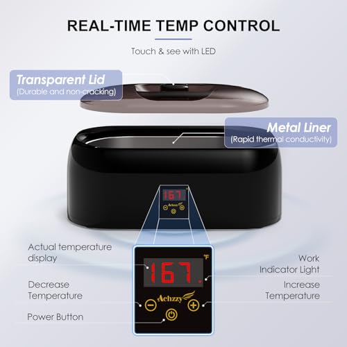 4000ml Paraffin Wax Machine for Hand and Feet - Professional Wax Warmer with 200W Thermal Core, LED Real-time Temp Control & 167¡ÆF Rapid Melting, Intense Hydration with Hand Wax Paraffin Bath