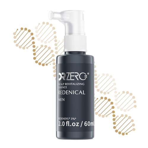 DR ZERO 3% Redensyl Hair Growth Serum for Men, Hair Scalp Serum Spray for Hair Loss and Regrowth, Clinically Tested for Hair Thinning Therapy and Scalp Care, Japanese Hair Treatment, 60ml