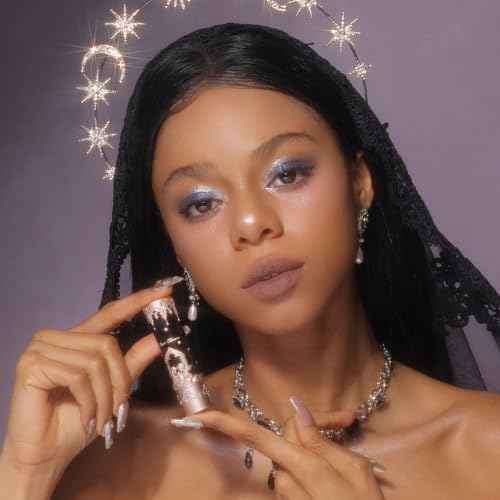 Flower Knows Little Angel Matte Lipstick,Super Soft & Ultra Silky Lip Mud Stick,Long Lasting & Moisturizing Vegan Lip Makeup for Girls&Women,Velvety Brown Finish(C09 Dark Angel)