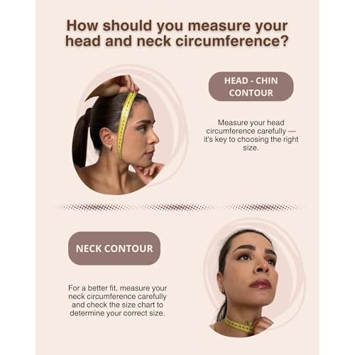 SHAPE CONCEPT Mentonera 318 Powernet Chin Strap for Sleeping Double Chin Reducer High Compression Face Lift Support