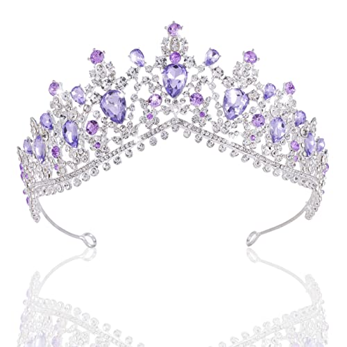 Kamirola - Queen Crown and Tiara Princess Crown for Women and Girls Crystal Headbands for Bridal, Wedding Gothic Halloween Costumes for Women Prom Christmas Halloween Birthday Prom Pageant Party£¨TR23£©