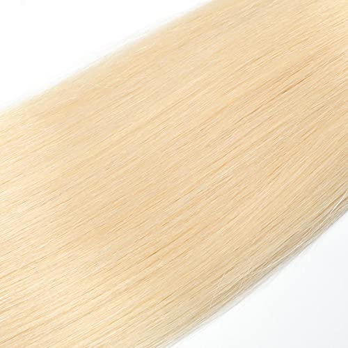 30 30 Inch AuokMar Blonde Human Hair Bundles 613 Straight Bundle Unprocessed Virgin Hair 2 Bundles 8A Grade 613 Blonde Straight Bundle