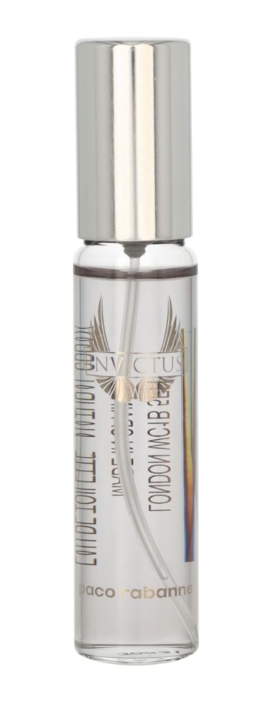 Paco Rabanne Invictus Cologne For Men Mini EDT Spray .51 Fl Oz