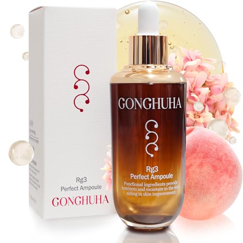 RG3 Perfect Ampoule Intensive Anti-Aging Skincare with Red Ginseng for Even Skin Tone, Wrinkle Reduction, and Enhanced Elasticity ? 45ml