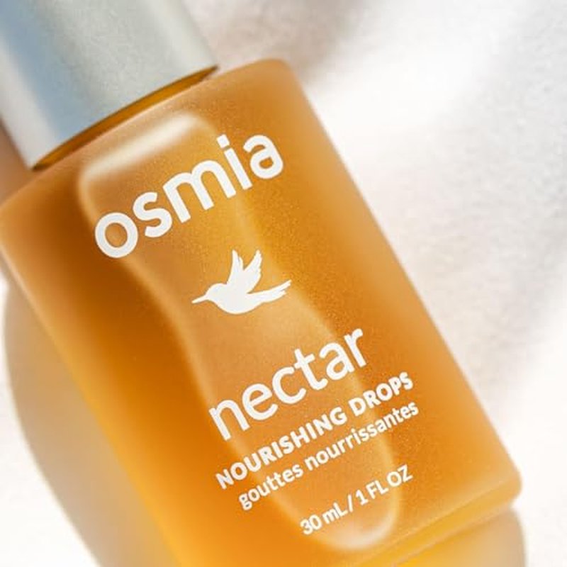 Osmia Skincare - Natural Nectar Nourishing Drops | Pumpkin, Prickly Pear, Rosehip Seed, + Safflower Oils | Fortify, Soften, Soothe | Clean Beauty For Healthy Skin (1 fl oz | 30 ml)