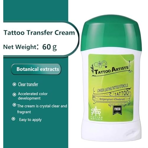 Tattoo Transfer Cream Gel, Professional transfer Soap Stencil Safe and Long-Lasting Accessories for Tattoo Supplies (1)