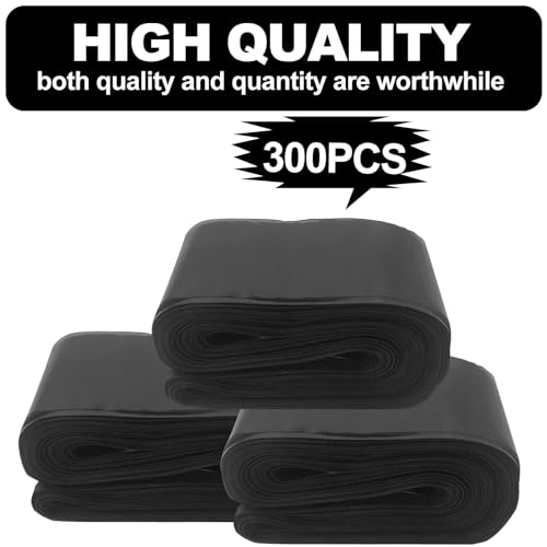 300PCS Clip Cord Covers,Disposable Hygiene Tattoo Clip Cord Covers for Tattoo,2¡¿32in Tattoo Clip Cord Covers, For Tattoo Machine Bags Tattoo Supplies Tattoo Accessories. (black)