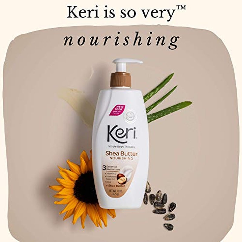 Keri Nourishing Shea Butter Body Lotion, 15 Ounce