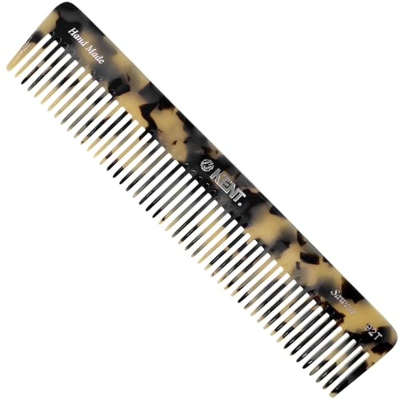 Kent 92TW Wide Tooth Women¡¯s Detangler Comb for Curly, Wavy, and Thick Hair ? Ideal for Use on Wet Hair ? Gentle, Shower Comb for ? Anti-Static, Smooth - Styling Tool by Kent