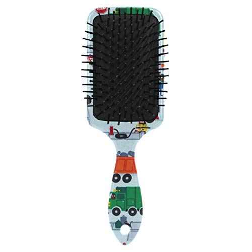 Cartoon Plastic Detangler Wet Dry Hair Brush for Women, Men & Kids