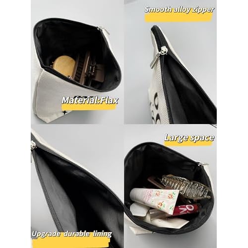 Pink Coquette Bow Aesthetic Makeup Bag, I'm Literally Just a Girl, Cute Cosmetic Bag, Trendy Preppy Gifts, Coquette Stuff, Black