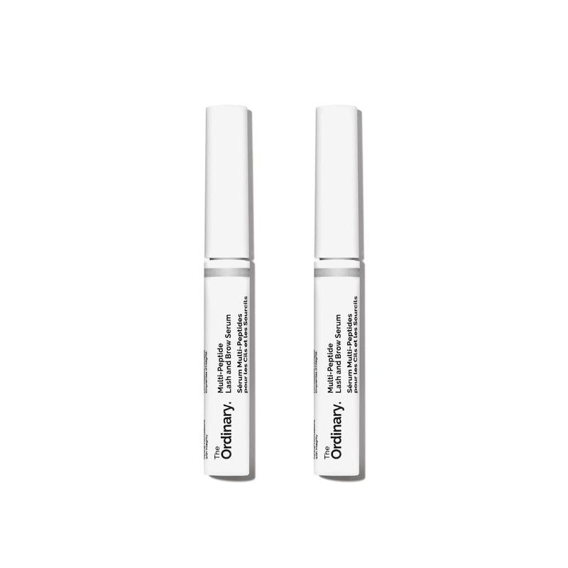 The Ordinary Multi-Peptide Lash and Brow Serum, Peptide-Powered Formula for Thicker, Fuller Looking Lashes & Brows, 0.16 Fl Oz (Pack of 2)