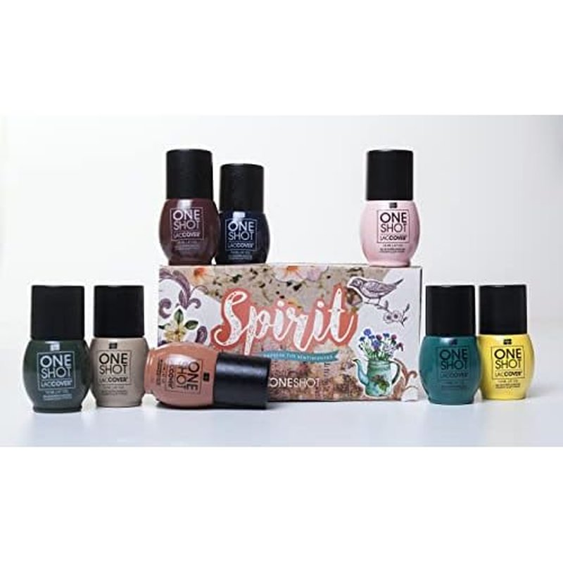 NAIL POLISH GEL SET SPIRIT COLLECTION, 8 COLORS, 1/2 Fl Oz each one, by NAIL FACTORY