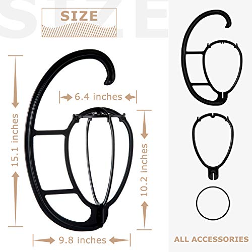 Dreamlover Hanging Wig Stand, Head for Wigs, 4 Sets