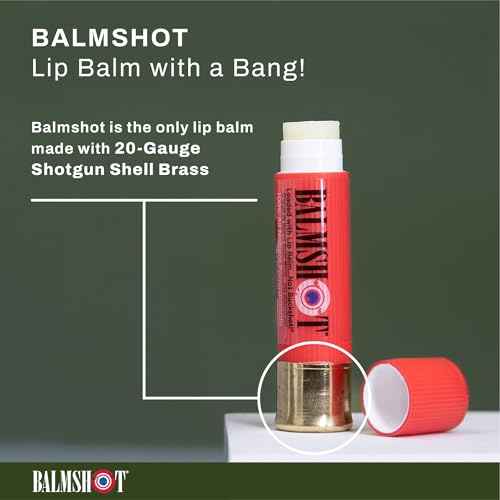 BALMSHOT Lip Balm 4 Pack (Fruit Combo (Variety Pack))