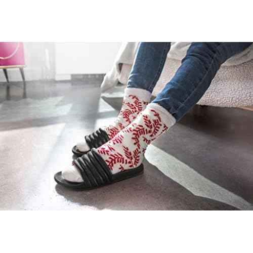 American Mammoth 3 Pairs Cozy Cabin Socks for Women - Aloe Infused Fuzzy Fluffy Comfortable Socks
