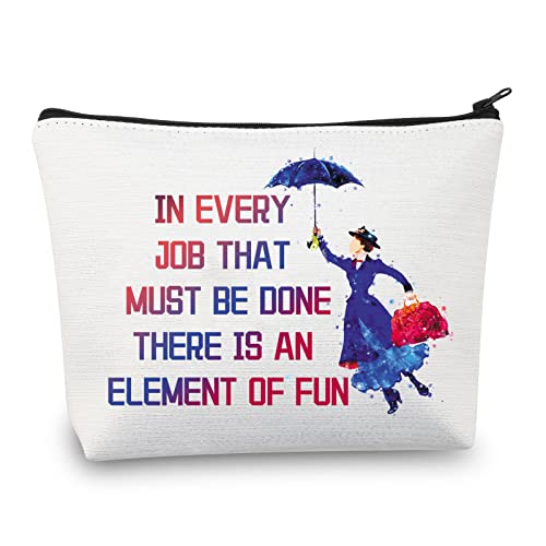 BDPWSS Mary Umbrella Makeup Bag Mary Musical Fans Gift For In Every Job That Must Be Done There Is An Element Of Fun Gift (In Every Job)