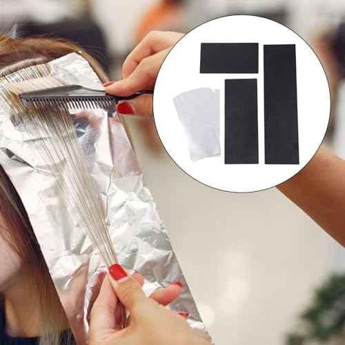 3 Pieces Hair Dye Boards Balayage Board Highlighting Tools for Hairdresser Hair Highlighting Board with Foil Sheet for Salon