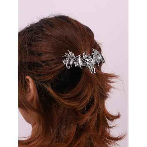 HAQUIL Vintage Bat Hairpin Metal Bat Wings Hair Barrettes Vintage Hair Clip for Party Costume
