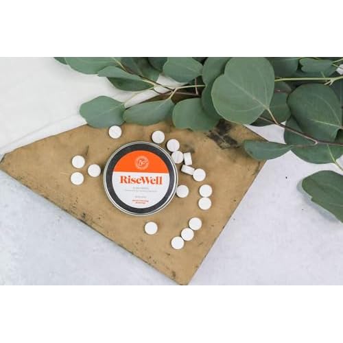 RiseWell a-HA Mint - Xylitol Mints for Dry Mouth - Hydroxyapatite Sugar Free Breath Mints - Promotes Remineralization, On-The-Go Oral Fresh Breath Mint, 30 Count