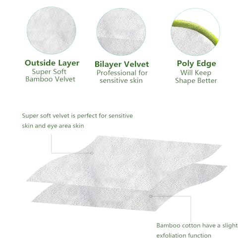 28 Pack Reusable Cotton Rounds with Washable Laundry Bag and Round Box|Travel Essentials for Skincare, Makeup Remover Pads and Storage|Reusable Makeup Remover Pads