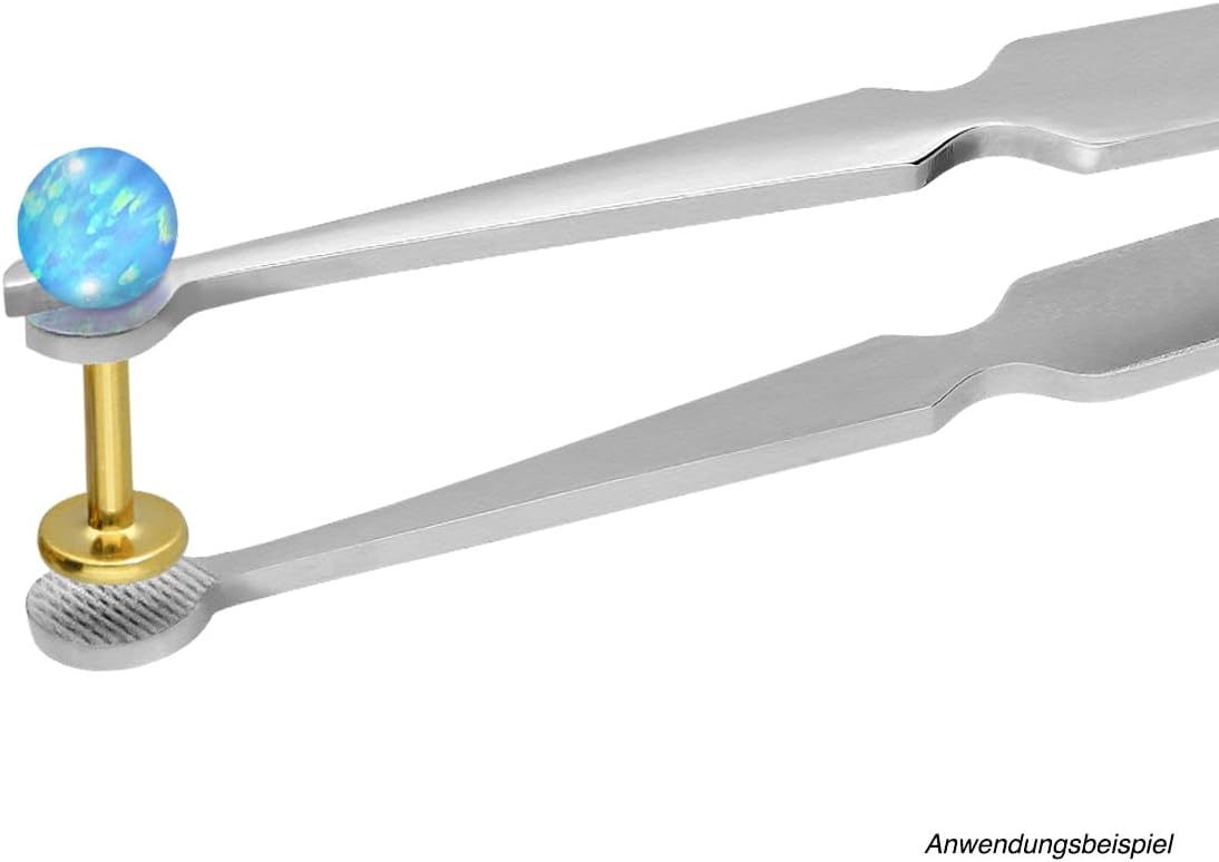Piercing Tool - Labret Half Pincer Stainless Steel Ball Holder | Precision Design
