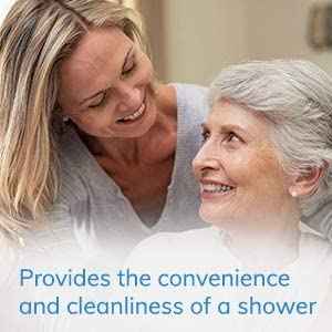 No-Rinse Shampoo 8oz (1 bottle) Body Wash 8 oz (2 bottles) – Gentle, Convenient & Hospital-Approved