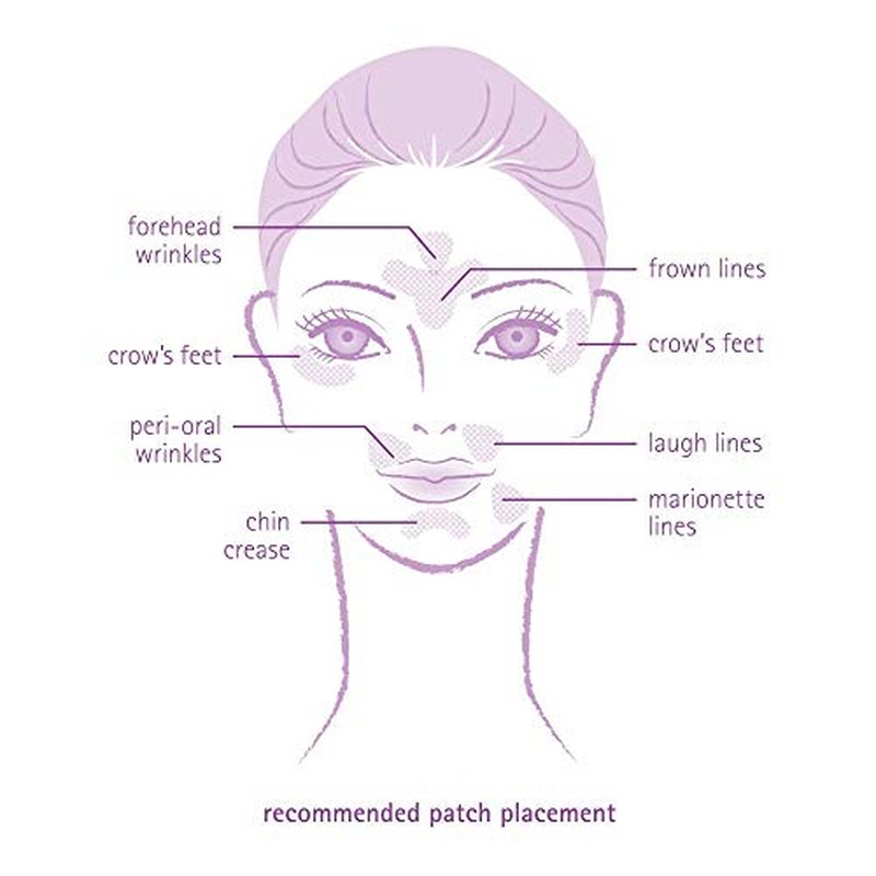Toute Nuit Wrinkle Patches ? Trial Pack ? Face Tape for Forehead, Eyes & Mouth ? Hypoallergenic Anti Wrinkle Patches ? 54 Count, Made in USA