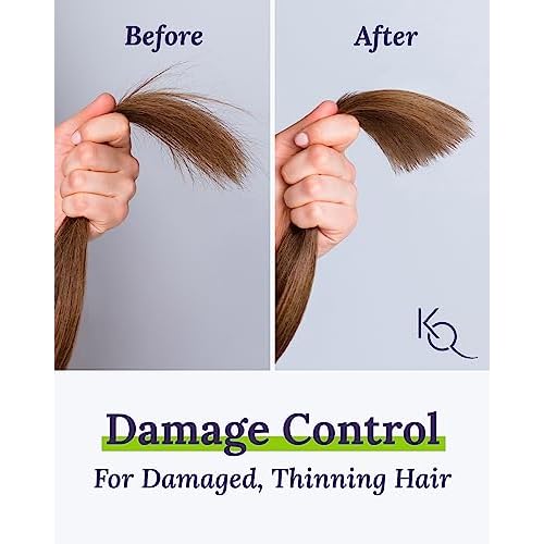 Keranique Damage Control Conditioner - Hydrating Treatment with Keratin for Dry Damaged Hair