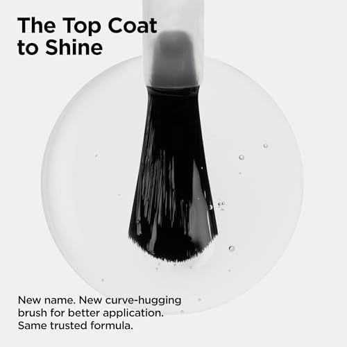 CND Vinylux Long Wear Shine Top Coat, Quick Drying Formula, Easy to Remove, 0.5 Fl Oz