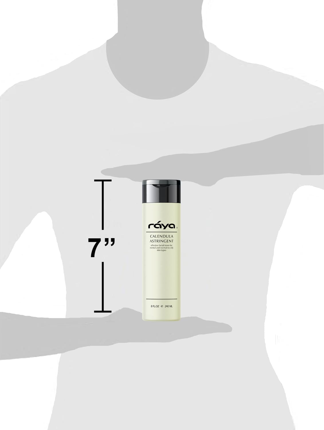 RAYA Calendula Astringent with AHA 8 oz (G-206) | Glycolic Facial Toner for Combo and Partially Oily Skin Prone to Break-Outs | Helps Normalize pH and Fight Bacteria | Made with Alpha Hydroxy Acids